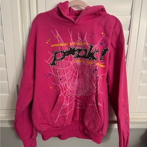 Pink Spider Hoodie